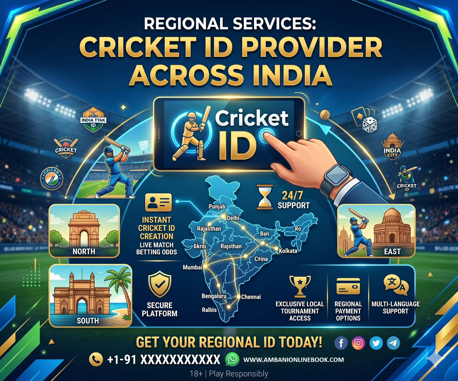 Cricket ID Provider Across India