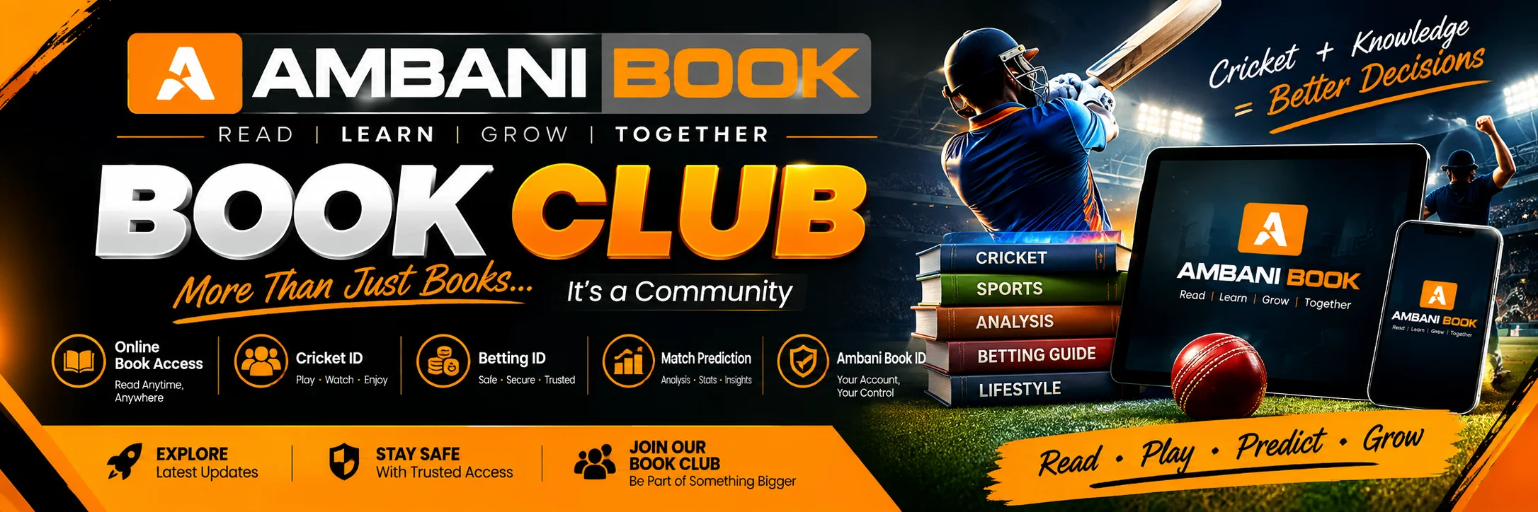 Ambani Book Club – Complete Guide to Ambani Online Book, Cricket ID, Betting ID & Match Prediction